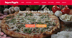 Desktop Screenshot of pizzeriaregina.com